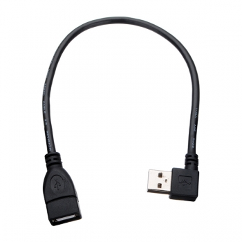 1pcs USB eine Frau zu USB ein männliches Recht biegen Steckerkabel f/m um