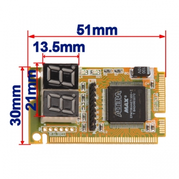 3 in 1 Mini pci pci-e lpc Pc Analysator diagnostischer Prüfer schlagen Karte an