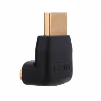 HDMI rechtwinklig 90 Grad Mann zum weiblichen Adapter Einfaßungs Koppler