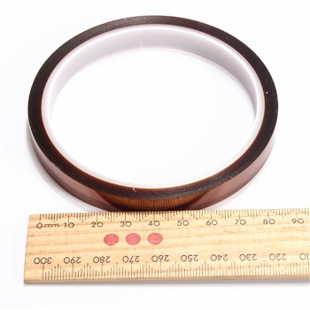10mm x 100ft Kapton Klebeband Hohe Temperatur Hitzebeständiges Isolierband Polyimid Gold