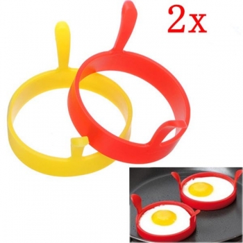 2 Stücker Küche Silikon Spiegelei Gerät Runde Ring Koch Form Modellierung Ei Schimmel
