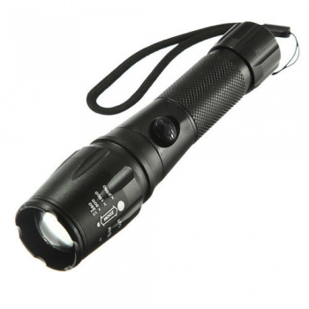 XM-L T6 1800LM Zoomable LED Taschenlampe 18650