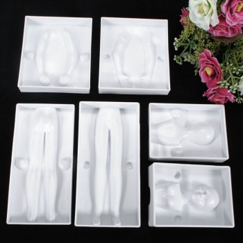 3pcs Neuheit Woman Body Shape Dekoration DIY Fondant Kuchen Formen 