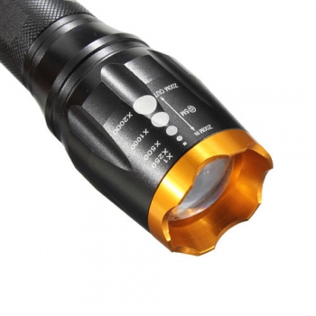 Elfeland XM-L T6 1600LM 5 Modi Zoomable LED Taschenlampe 1x18650