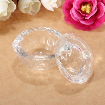Glaskristall Cup Dish Arcylic Nail Art Flüssig Pulver Container