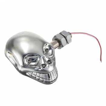 Universal Motorrad Skeleton Kopf drehen Licht Indikatoren Lichter
