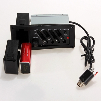 4 Band EQ 7545r Piezo Vorverstärker Verstärker Equalizer Tuner