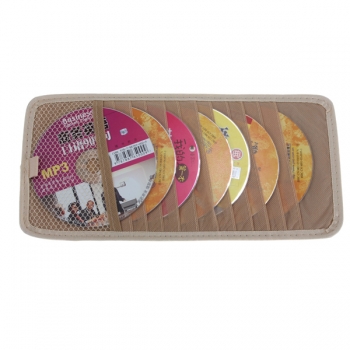 12pcs Disc Auto CD DVD Visor Karte Speicher Fall Clipper Plattentasche 
