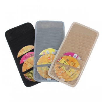 12pcs Disc Auto CD DVD Visor Karte Speicher Fall Clipper Plattentasche 