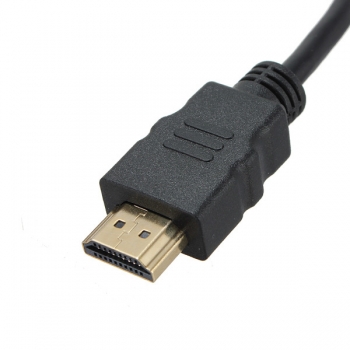 Hochauflösender Multimedia-Schnittstellen-Mann zum VGA-Buchsen-Konverter mit 2.5mm Audiobuchse