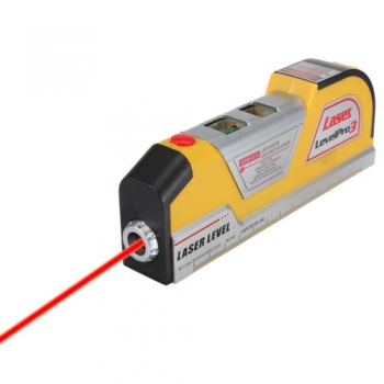 LV02 Laser Niveau Horizon Vertical Maßband 8FT Aligner Ruler