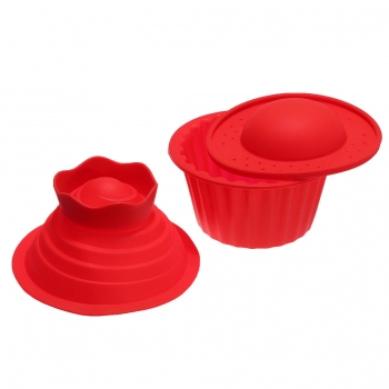 3pcs Big Top Cupcake Pan Riese Silikonformen Back Set