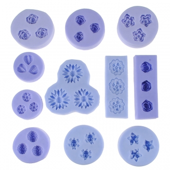 Schokolade Gelee 3D Form Mini Silikon Fondant DIY Blume Kuchen Form kreative Backen Accomsies