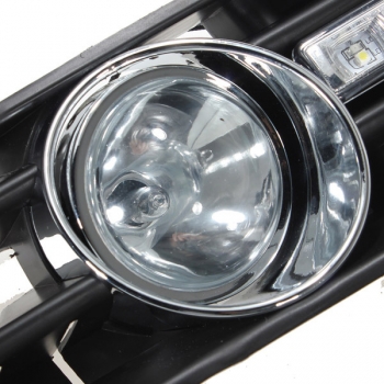 Stoßstangengrill Grill Driving LED Nebelscheinwerfer Für 97-06 VW Golf 4 MK4 IV 