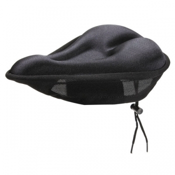 Fahrrad Silikon weiche Gel Sattel Sitzabdeckungs Kissen Auflage Schwarz