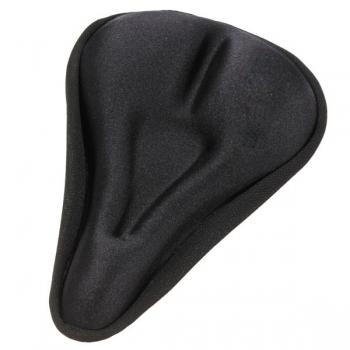 Fahrrad Silikon weiche Gel Sattel Sitzabdeckungs Kissen Auflage Schwarz