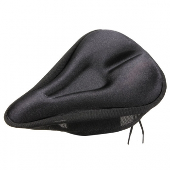 Fahrrad Silikon weiche Gel Sattel Sitzabdeckungs Kissen Auflage Schwarz