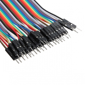 40pcs 30cm Stecker auf Stecker Farbe Band Linie Kabel Schaltdraht für Arduino