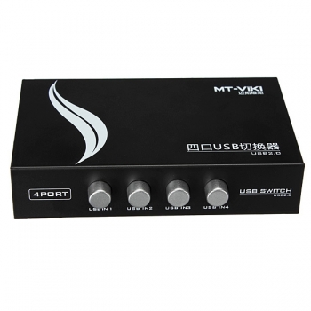 4 Port USB 2.0 Sharing Switch für PC Computer Scanner Drucker