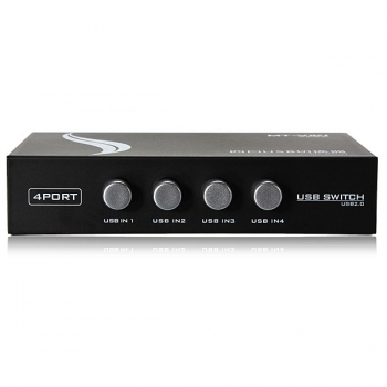 4 Port USB 2.0 Sharing Switch für PC Computer Scanner Drucker