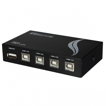 4 Port USB 2.0 Sharing Switch für PC Computer Scanner Drucker