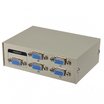 4 PC 1 Monitor VGA Sharing Switch Für LCD PC Monitor TV