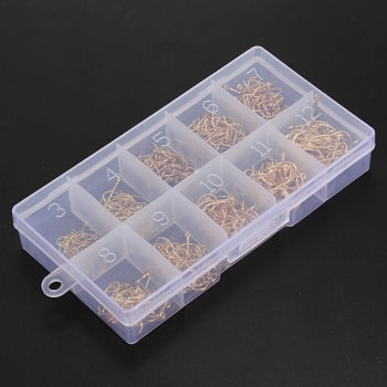 ZANLURE 500 stücke 10 Größen Süßwasser Meer Fliegen Angelgerät Haken Mit Box