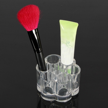  Acryl Klar Abgerundete Cosmetic Container Verfassungs Speicher Organisator