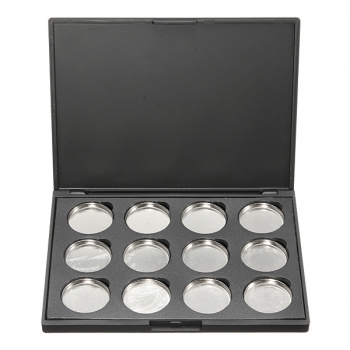 12pcs Leere Magnetic Verfassungs Augenschminke Pigment Palette Pfannen