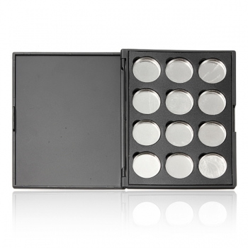 12pcs Leere Magnetic Verfassungs Augenschminke Pigment Palette Pfannen