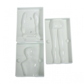 3D Man Body Kuchen Fondant Mold Decorating