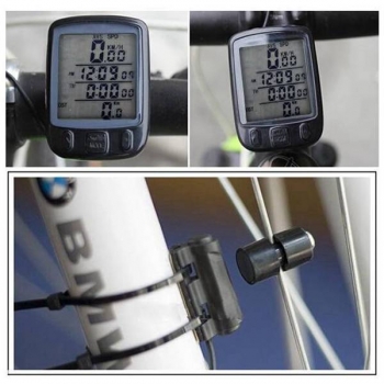 LED Anzeige Radfahren Fahrrad Fahrrad Radcomputer Kilometerzähler
