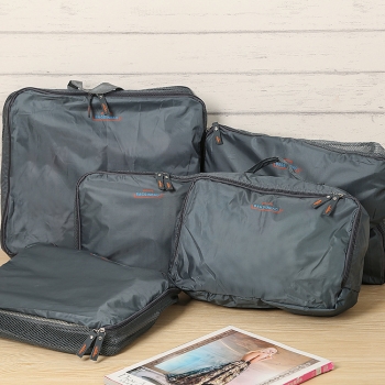 Honana HN-TB11 5 Stücke Reise Aufbewahrungstasche Nylon Gepäck Verpackung Organizer Koffer Reißverschluss Taschen