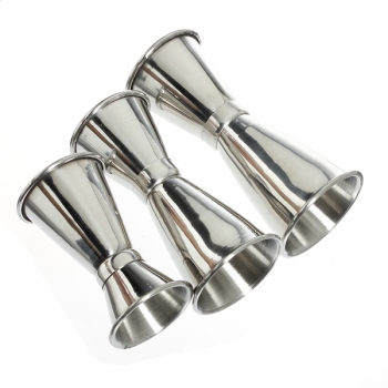 Edelstahl Bar Jigger Drink Cocktail Liquor Barkeeper Messing Double Shot Delicate Bar Werkzeuge