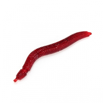 80x 4-Cm-Regenwurmfische locken roten Wurmplastik Fischenköder weiche Köder
