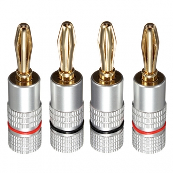 4pcs B1 4mm Draht Musik Lautsprecher Bananenstecker Verbindungsstück