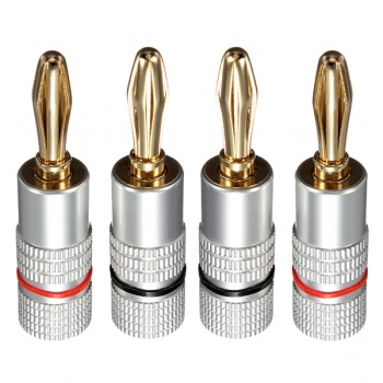 4pcs B1 4mm Draht Musik Lautsprecher Bananenstecker Verbindungsstück