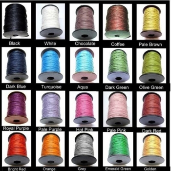 DIY Schnur wuchs Baumwollschnur Fertigkeit Schmucksachen Korn Armband Halsketten