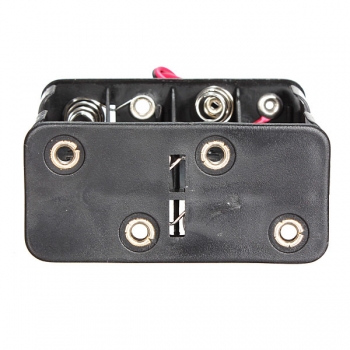 12V 8 x AA Batterie Clip Schlitz Halter Stapel Kasten Kasten 6 Zoll führt Draht