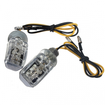 Bernstein 6 LED Mini Motorrad Blinker Blinker Blinker 