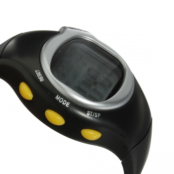 EKG Sensor Impuls Puls Monitor Kalorien widersprechen Eignung Armbanduhr Alarm Chronograph