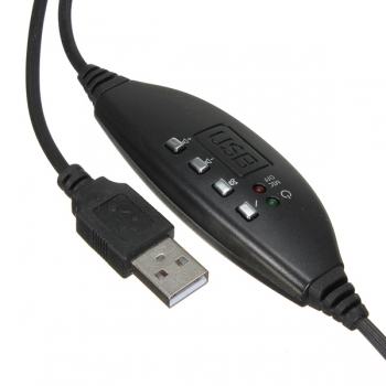 OVLENG OV-Q5 USB 2.0 Stereo-Kopfhörer-Kopfhörer mit Mikrofon