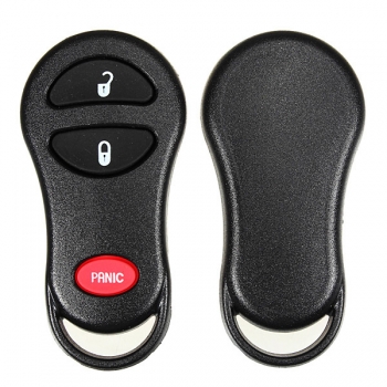 3 Tasten Ersatz Eintrag Key Fob Keyless Remote Fall für Dodge