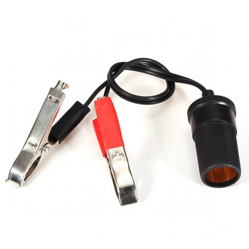 Autobatterie-Terminal-Clip-on-Zigarettenanzünder-Buchse Adapter 