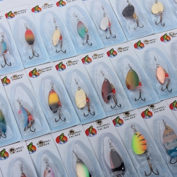 30x Metallfischen lockt Spinner Baits Assorted Angelhaken Tackle