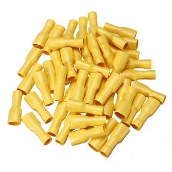 100pcs Männer & Frauen Isolierte Spade Crimpanschluss Draht Verbindungsstück