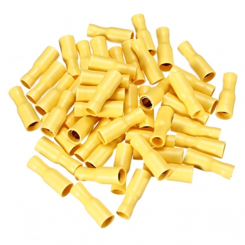 100pcs Männer &amp; Frauen Insulated Wire Gewehrkugel Crimp Verbindungsklemmen