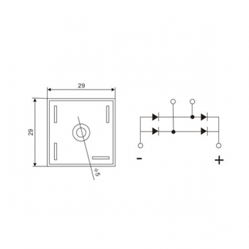 Kbpc5010 1000 Volt überbrücken Berichtigermetallfall 1000v Diodenbrücke