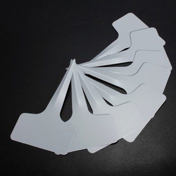 100pcs 6x3cm Gardening Kunststoff-Pflanzen-Blume T-Typ Schlagwörter Marker Labels 