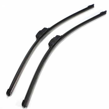 Black Flat Vorder Car Scheibenwischerblätter für Volvo S40 V50